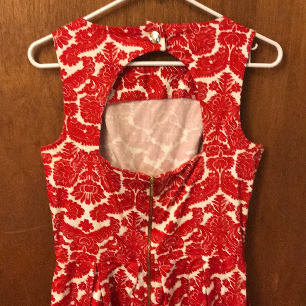 Closet Modcloth red white dress medium - Picture 4 of 7